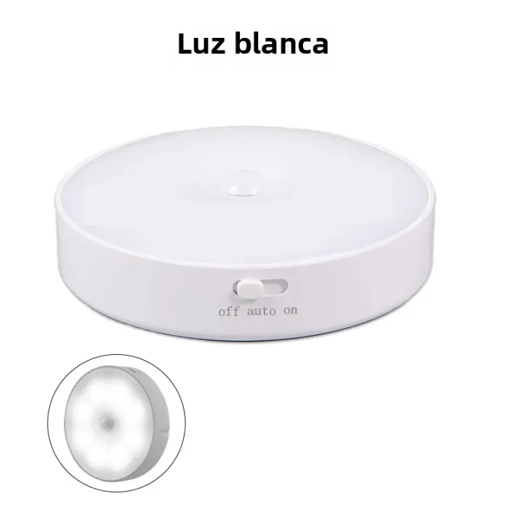 Lámpara De Pared LED Recargable Con Sensor De Movimiento Para Iluminación Nocturna En Cocina Comedor Dormitorio Foyer Estudio Baño - 1