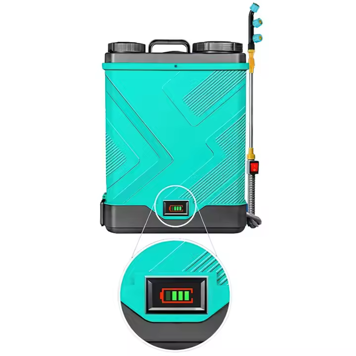 PULVERIZADOR eléctrico agrícola con pantalla de nivel de electricidad, dispensador de pesticidas inteligente de Ultra alta presión, herramientas de jardín - 1