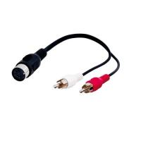 Banner - Cable de audio DIN 5 pines hembra a 2x RCA macho