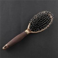 El Cabello Liso para helbres y Mujeres Pelo de Cerdas de Jabalí Naturales para Razar y masajear - details 0