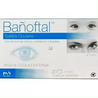 Bañoftal® Toallitas Oculares Estériles 20Uds - 1