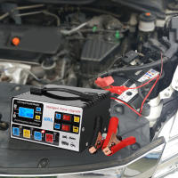 Cargador De Batería Para Coche 12V/24V Carga Automática 400A 220W Reparación De Baterías Metal Resistente Para Vehículos - details 2