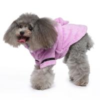 Bata De Baño Para Perros Con Gorro Ropa De Dormir Suave Para Mascotas Calienta Y Seca El Pelaje Ideal Para Perros Y Gatos Pequeños - details 16