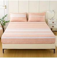 Juego De Sábanas Fitted Con Estampado Rayado De 3 Piezas - Lujosamente Suaves Y Transpirables - Incluye 1 Sábana Fitted Y 2 Fundas Para Almohadas Para Un Sueño Cómodo - details 13