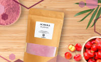Erbotech, Acerola en Polvo, 100g, Fuente Natural de Vitamina C, Antioxidante, 100% Vegano, Sin Conservantes, Ideal para Reforzas Vitamínicos, Apto para Gripes y Convalecencias, Hecho en Italia, Bolsa Resellable - details 0