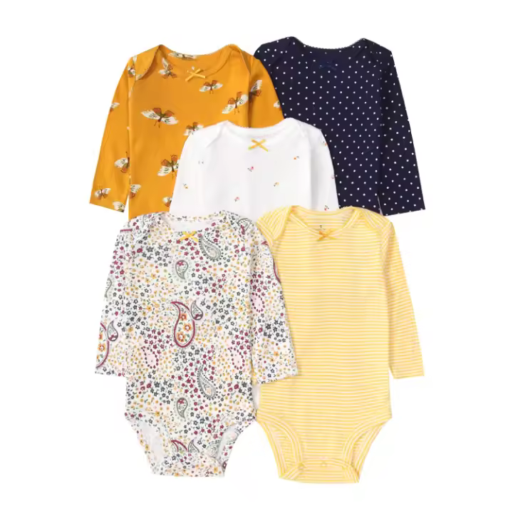 Zenyth Ropa para niños, y Primavera Nueva Primavera, mono triangular de manga Larga para Bebés, ropa para gateo, mono de Niño de piezas - 1