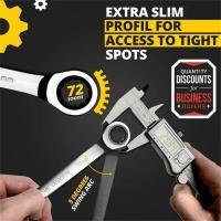 Llave De Eje Plegable Ratchete 1 Pieza Herramienta Métrica Para Reparación De Automóviles Y Hogar En El Garage - details 2