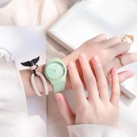 Reloj De Cuarzo Para Niños Y Niñas 36mm Color Caramelo Resistente Al Agua Con Correa De Silicona Moda Y Casual Para Estudiantes - details 30