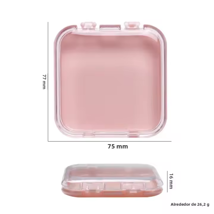 10 Piezas De Cajas Vacías Para Uñas En Forma Cuadrada Caja De Empaque Para Uñas Postizas Pequeña Para Negocios En Línea - 1