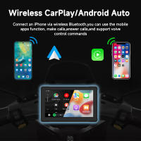 GPS De Motocicleta Portátil JIUYIN IPX7 Pantalla De Navegación Impermeable De 7 Pulgadas Con Wireless Apple Carplay Y Android Auto Display Dual BT - details 3