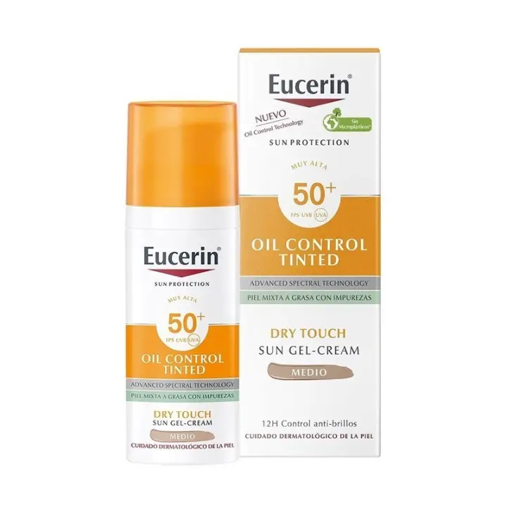 Eucerin Sol 50+ Oil Control Color - 1