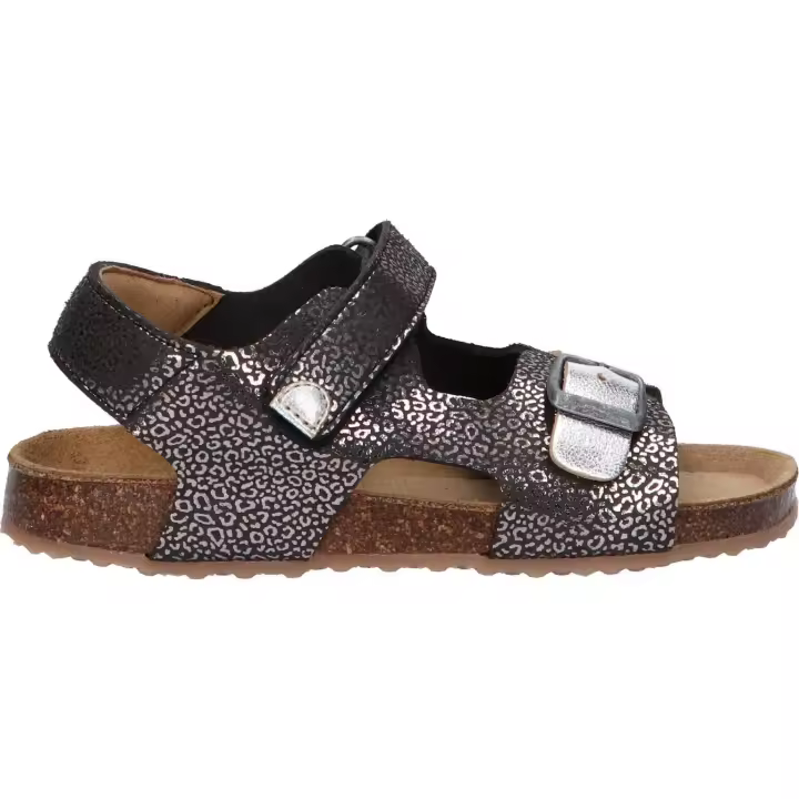 Sandalias de Mujer y Niña KICKERS 869510-30 FUXIO 81 NOIR ARGENT LEOPARD - 1