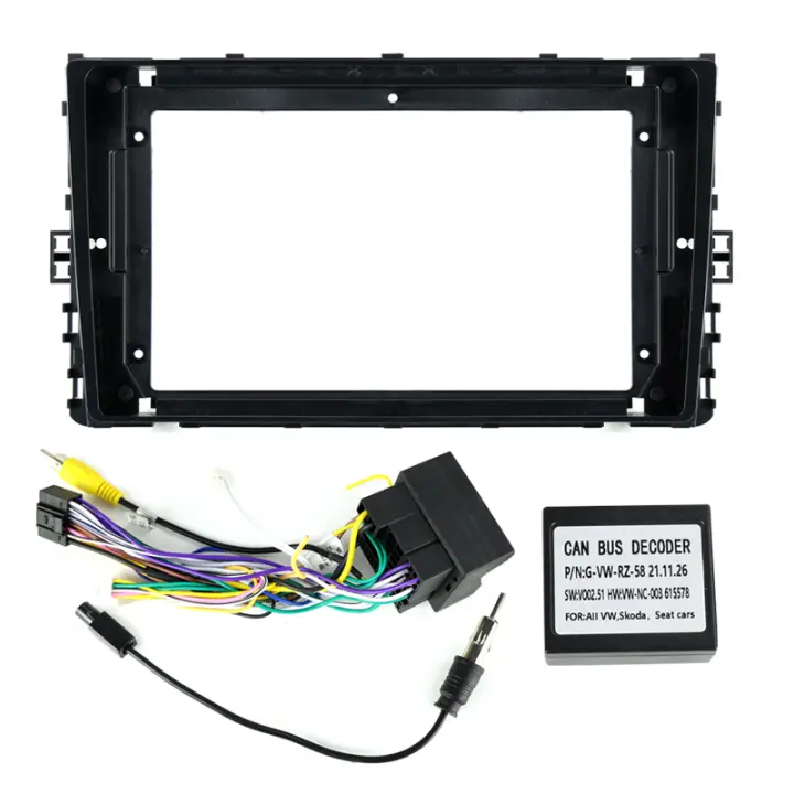Marco De Radio Multimedia MEKEDE Para Volkswagen VW T-Cross MQB Tiguan Atlas Carabelle T6.1 Passat 2019-2020 Accesorio De Coche - 1