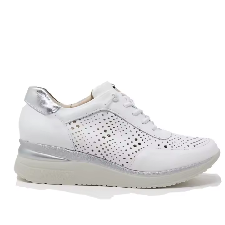 PITILLOS 10430 BLANCO Zapatos casual mujer 34942 25V DEPORTIVO EN MARLEY CON PICADO BLANCO - 1