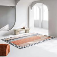 Carpetas Modernas De Pared Para Sala De Estar Y Dormitorio Alfombra Suave De Poliéster No Eslipiente Para Baño Y Sofa Decoración De Lujo - details 2