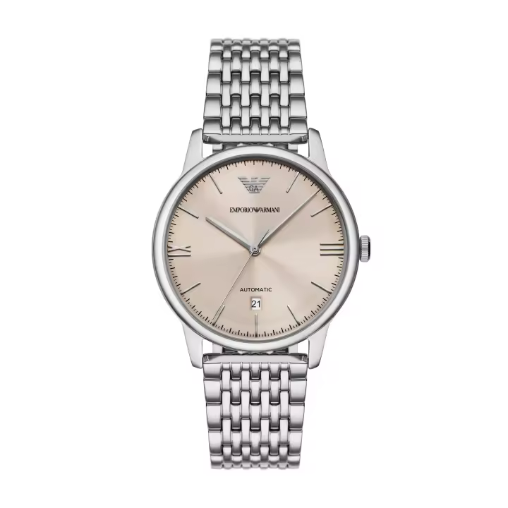 Emporio Armani Reloj STAINLESS STEEL，SILVER，AUTOMATIC/3 HAND DATE AR60082 - 1