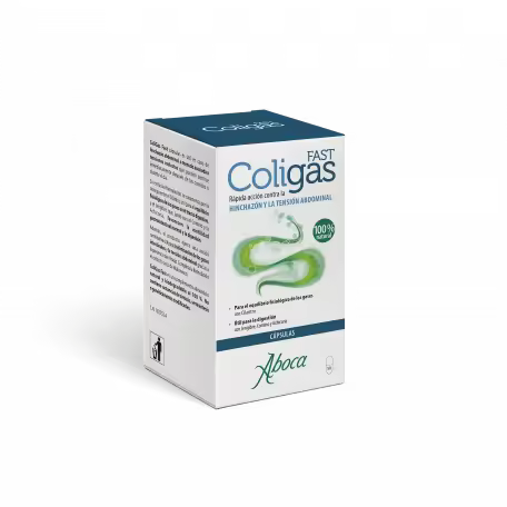 Aboca Coligas Fast Cápsulas para Hinchazón Abdominal - 1