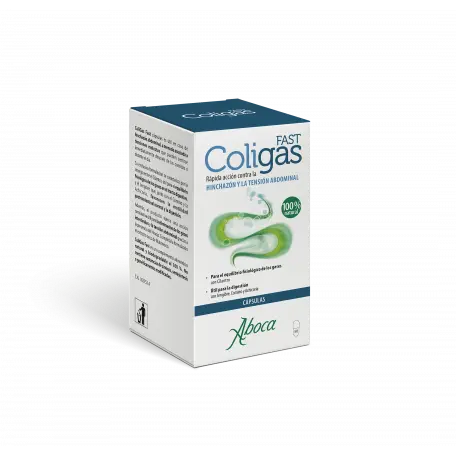 Aboca Coligas Fast Cápsulas para Hinchazón Abdominal - 1