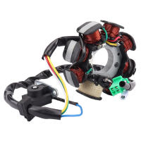 Bobina De Ignición Para Motocicleta Magneto De 8 Bobinas Para GY6 125cc 150cc 152QMI 157QMJ Scooter Móvil ATV Kart Quad Enginio Metal 12V - details 0
