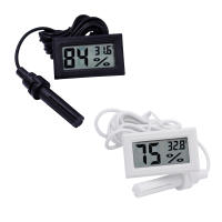 Mini Termómetro Y Higrómetro Digital Para Caja De Réptiles Medidor De Temperatura Y Humedad Electrónico Con Pantalla Digital - details 0