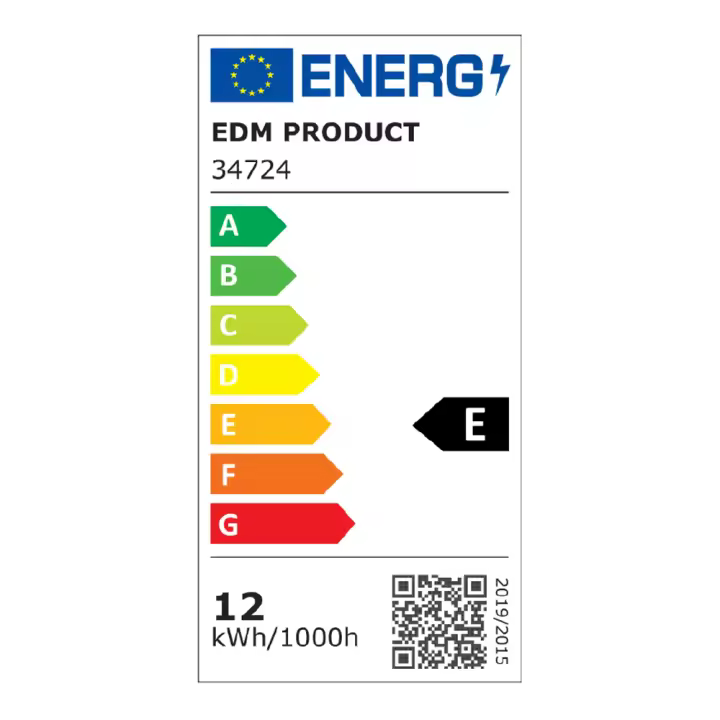 aplique exterior led circular blanco 12w ip65 4000k luz día ø19,2x7,2cm - 1
