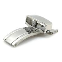 Hebilla De Reloj De Acero Inoxidable Sólido 14mm-22mm Con Clavija De Mariposa Plata Para Repuesto De Pulsera Compatible Con Marcas Tradicionales - details 4