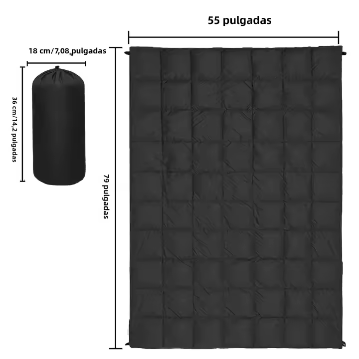 Manta De Viaje Para Camping Ligera De Primavera Otoño Invierno Tapete Para Actividades Al Aire Libre TPU Nylon Material - 1
