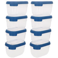 Curver - Pack 4-12 uds recipiente comida Grand Chef 0,4-2,6L, plástico reciclado, BPA Free, 100% hermético, apto microondas, congelador y lavavajillas, eco-Friendly, tapa y base transparentes, almacenamiento alimentos - details 0