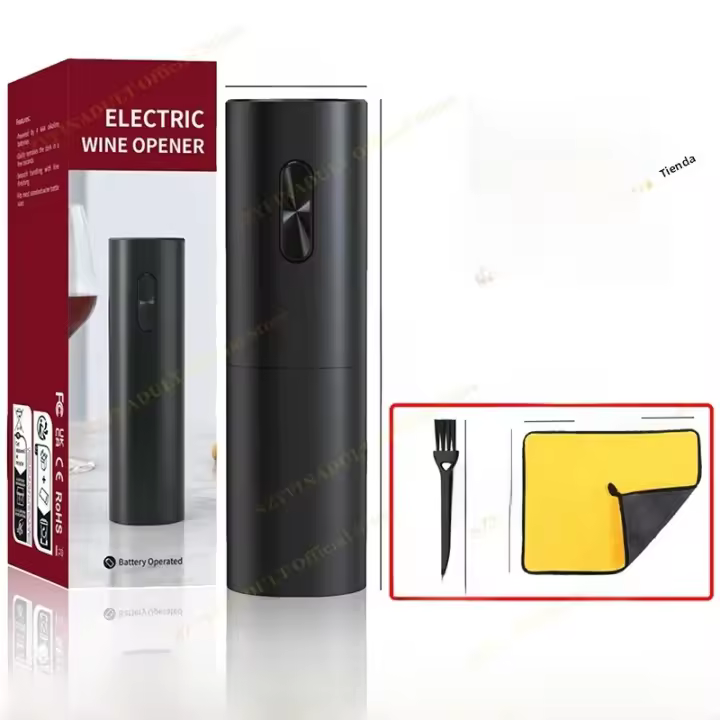 Abreventanas Eléctrico Para Vino Tinto Con Corte De Sellador Aplicaciones En La Cocina Accesorio De Regalo Con Cargador USB - 1