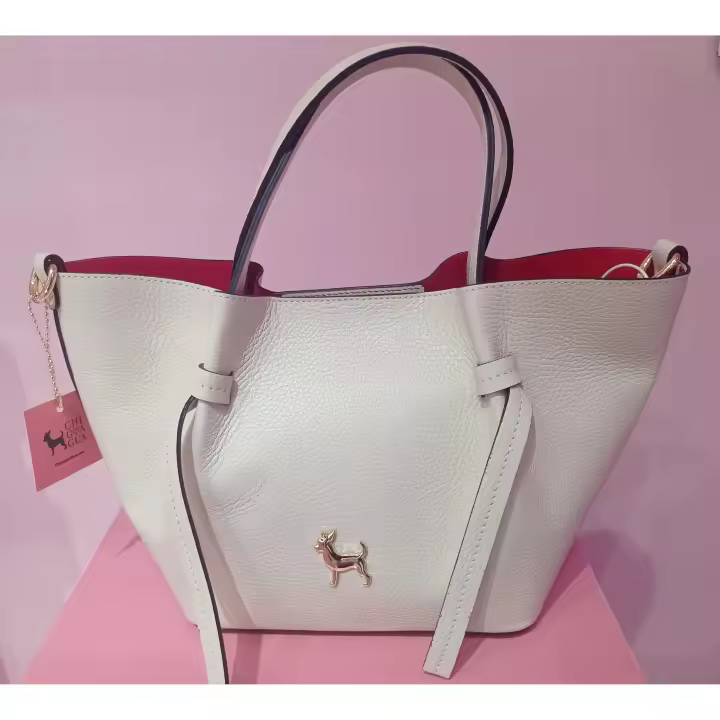 Bolso Chiguagua tipo totte de piel, Ref: CHB2514426-1 - 1