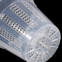 Maceta De Jardín Para El Hogar Con Agujeros Para Drenaje Transparente Y Holes Baskets De Plástico Accesorios Para Flores Respirables Para Orquídeas - details 14