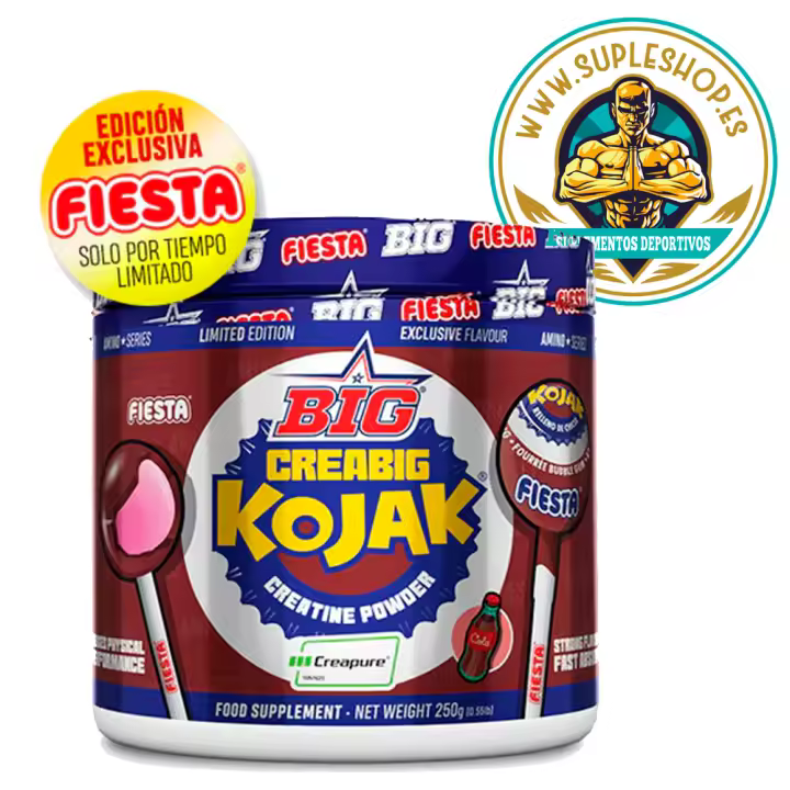 BIG - CREABIG FIESTA® SABOR KOJAK® COLA 250g - Creatina - 1