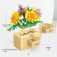 Puzzle De Solterona Rosa Azul DIY Con Más De 1000 Piezas Bloques De Construcción Manuales Para Mesa Decorativa Con Luz Juguetes De Artesanía Para Niñas - details 7