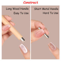 1PC Herramienta De Manicura Para Uñas Con Imán De Ojo De Gato Doble Final Diseño Cilíndrico Para Pintura 3D De Uñas Con Palanca De Madera Para Polvo De Gel UV - details 7