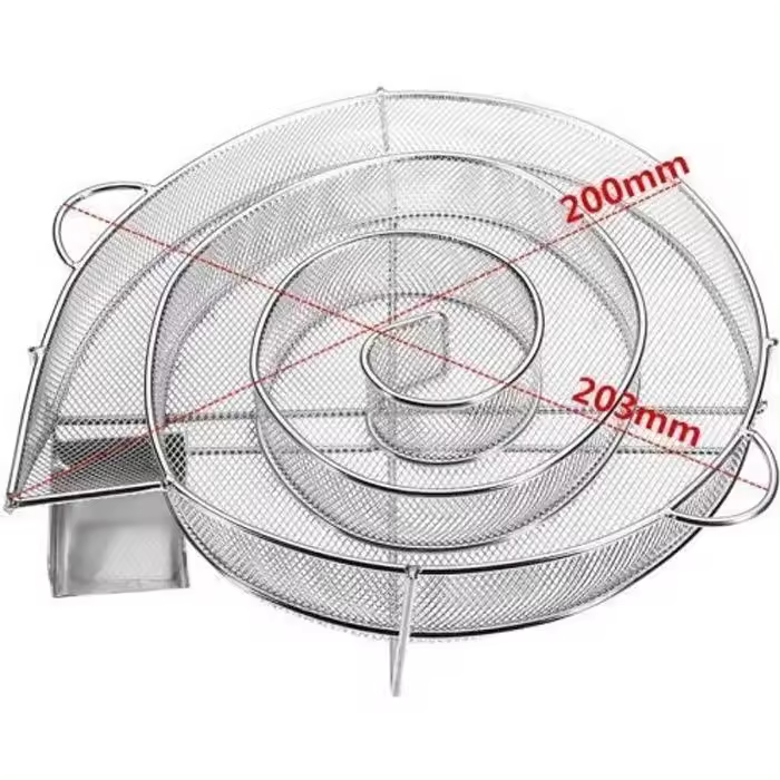 Generador de Humo frío Redondo de Maple inoxidable para barbacoa, herramienta para ahumar - CSOWSN-A0082 - 1
