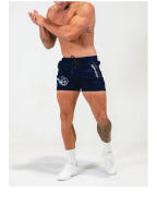 Shorts De Verano Para Hombre Con Estampado Secado Rápido Y Bolsillos Laterales Zipper Diseño Para Correr Baloncesto Entrenamiento En Gimnasio - details 6