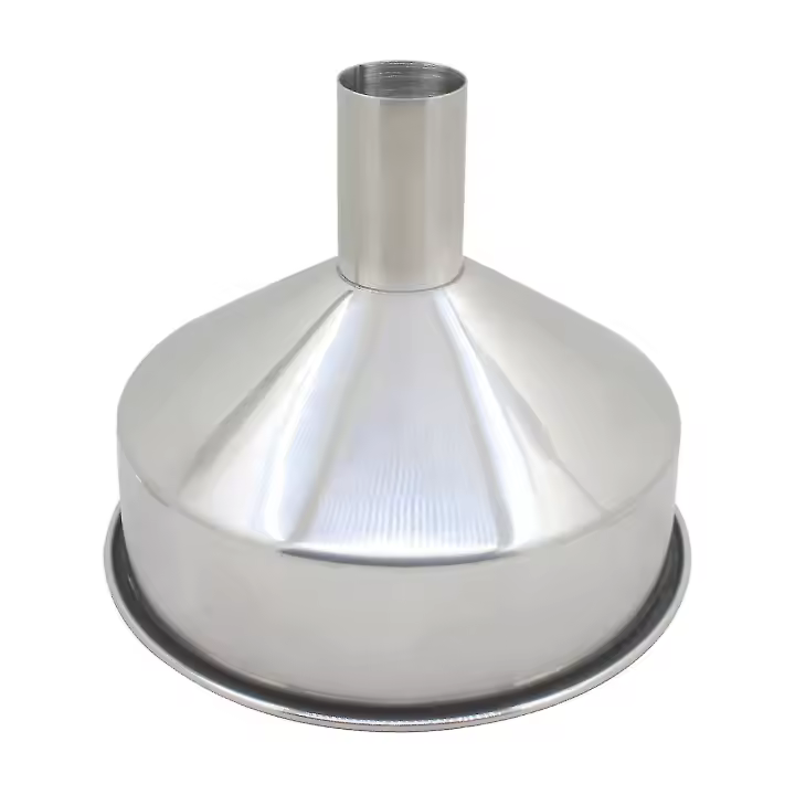 Embudo de acero inoxidable 304 grande con filtro hogar vino y aceite embudo extra-grande tolva industrial 1 unids - 1