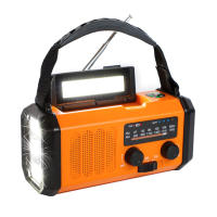 Radio De Emergencia Portátil Con Solar AM/FM Radio De Clima SOS Alarme Luz LED Impermeable Para Camping Al Aire Libre - details 16