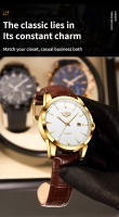 Reloj De Pulsera De Cuero Marrón LIGE Para Hombre Estilo Militar Deportivo Cuarzo Resistente Al Agua Cronógrafo Casual Reloj Masculino - details 5
