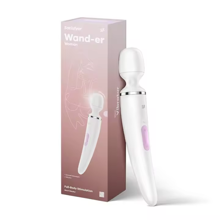 SATISFYER WAND-ERLAND VIBRADOR BLANCO 1UN - 1
