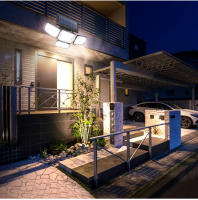 Lámpara Solar Exterior Con Sensor De Movimiento 342/253/182 LED Luz De Seguridad Impermeable Con 3 Modos Faro De Inundación De Pared - details 7