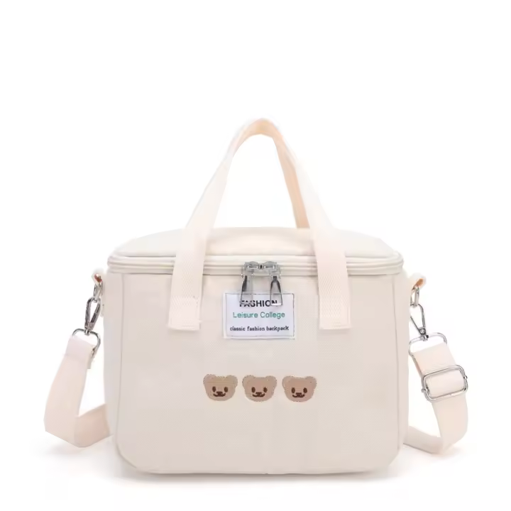 Cartoon Bear Mommy Bag Baby Feeding Bottle Cooler Bag Thermos for Children Thermal Infant Thermo Bottles Mother Kids - 1