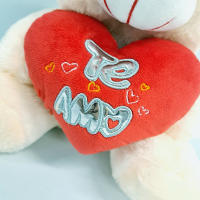 Peluche Osito Con Corazon TE AMO 25cm,te amo te quiero,Día de San Valentín,cm,fespu - details 2