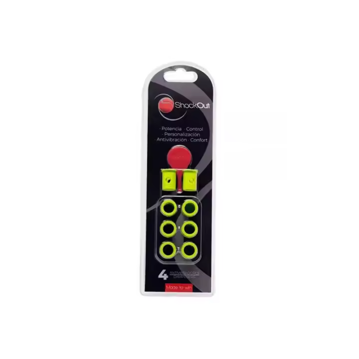 Shockout Padel ANTIVIBRADOR PADEL SHOCKOUT, Amortiguadores Shockout-padel - Sistema Antivibratorio para Raquetas de Pádel - Reduce Vibraciones Hasta 60% - 1