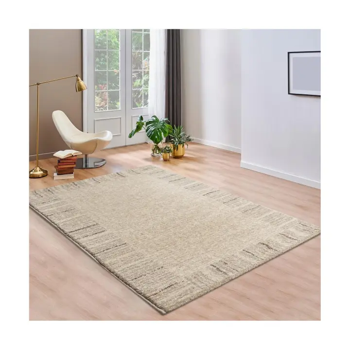 Alfombra de Polipropileno Frise Suave y Cómoda para Pie de Cama - 1