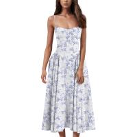 Vestido Midi Elegante Y Delgado Sin Espalda Para Mujer Vestido De Fiesta De Verano Elegante Con Suspensión Sólida Vestidos Para Mujer - details 6