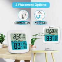 GEEVON Termómetro De Piscina Inalámbrico Flotante Fácil De Leer Con Monitor De Temperatura Y Humedad Interior Estilo De Pie Y Colgante Para El Hogar - details 5