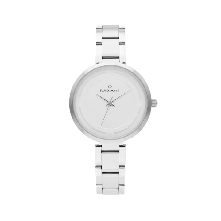 Radiant Reloj analógico para Mujer Colección Tatiana. Reloj Plateado con Brazalete y Esfera Blanca. 3ATM. 32mm. Referencia RA488201. - 1
