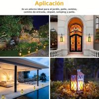 Lámpara Colgante Solar Con Lámpara De Velocidad De Lámpara De LED Impermeable Para Mesa Patio Jardín Decoración De Fiesta Al Aire Libre Sin Encendedor - details 2