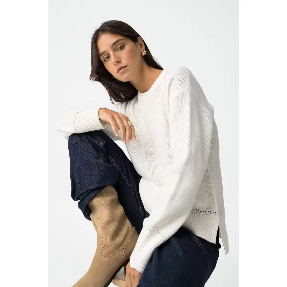 Jersey eternal Tiffosi lady sweater 10061632 blanco - details 1